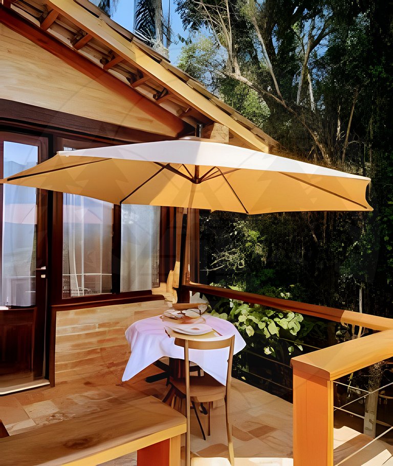 Suíte c/ Café, Hidro, Lareira e Piscina - 20min SP