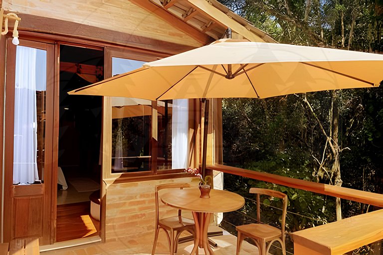 Suíte c/ Café, Hidro, Lareira e Piscina - 20min SP