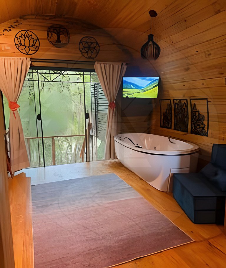 Cabana Lago Encantado Hidromassagem/Café da Manhã