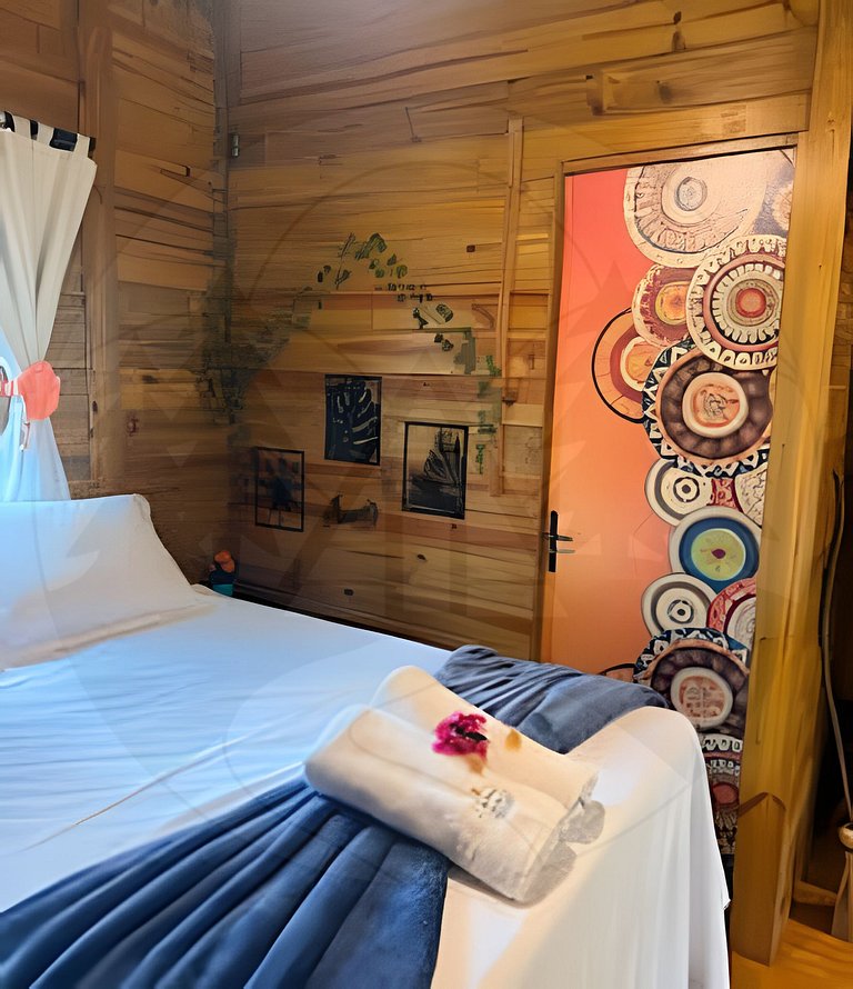 Cabana Lago Encantado Hidromassagem/Café da Manhã