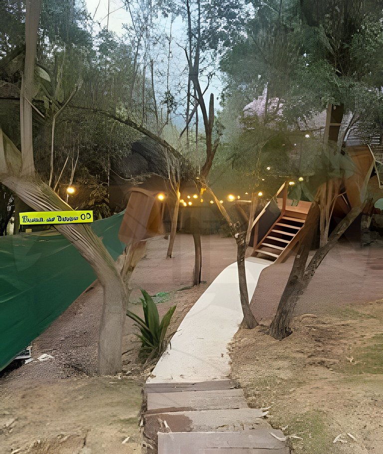 Cabana do Bosque com Hidromassagem e Café da manhã
