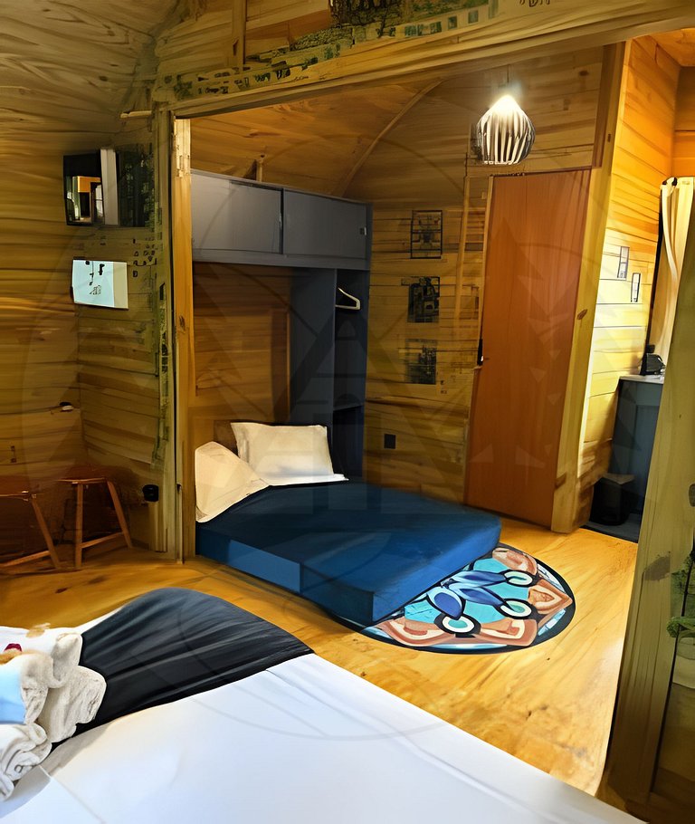 Cabana do Bosque com Hidromassagem e Café da manhã