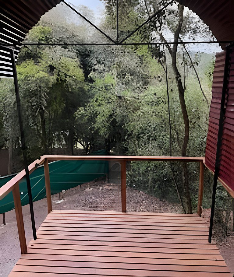 Cabana do Bosque com Hidromassagem e Café da manhã