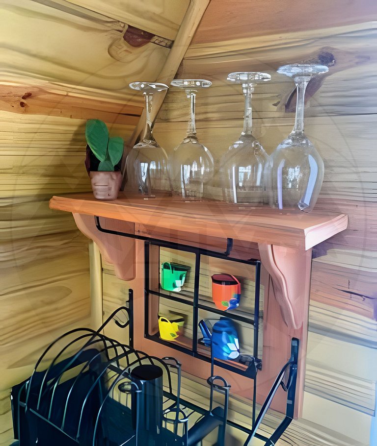 Cabana c/ Hidro, Lareira e Café na Rota do Vinho