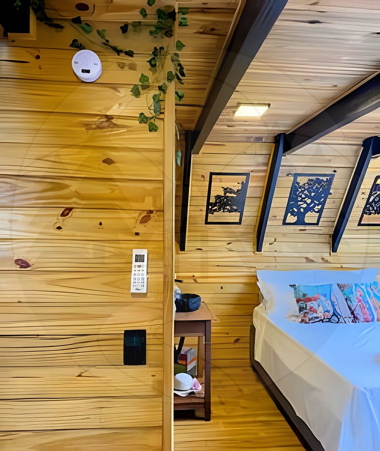 Cabana c/ Hidro, Lareira e Café na Rota do Vinho