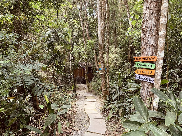 Cabana na Serra da Cantareira com Hidro e Lareira