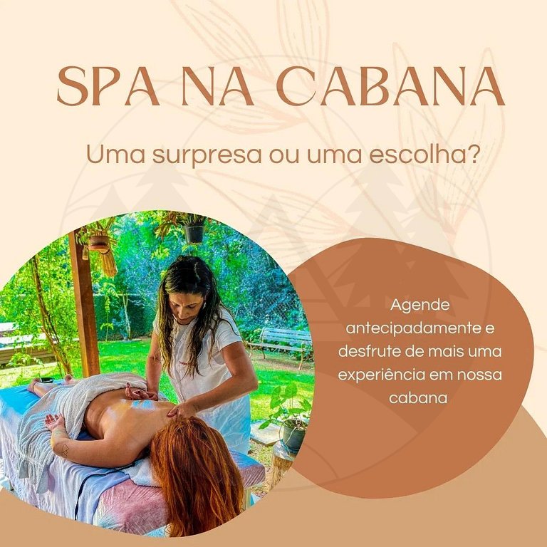 Cabana na Serra da Cantareira com Hidro e Lareira