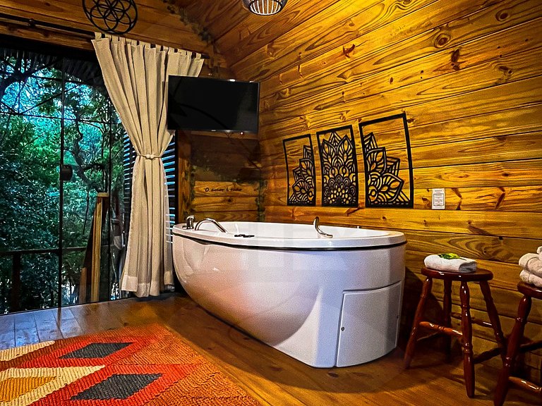 Cabana Barril do Lago com Hidro e Café da Manhã